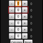 Horizontal NumberPicker